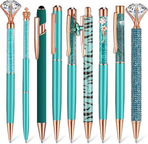 Festival cadeau métal cristal diamant <span class=keywords><strong>luxe</strong></span> stylos à <span class=keywords><strong>bille</strong></span> ensemble <span class=keywords><strong>stylo</strong></span> pour <span class=keywords><strong>femme</strong></span> filles - Product Image 1