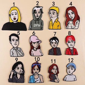 コンピューター刺Embroidery高品質の服Diy装飾エリートフィギュアアイアンオンパッチ - Product Image 2