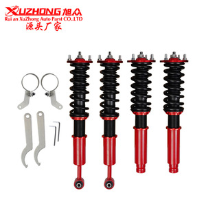 Kit de suspension à ressorts amortisseurs réglables Xuzhong pour Honda Accord 03-07 en alliage d'aluminium rouge - Product Image 1