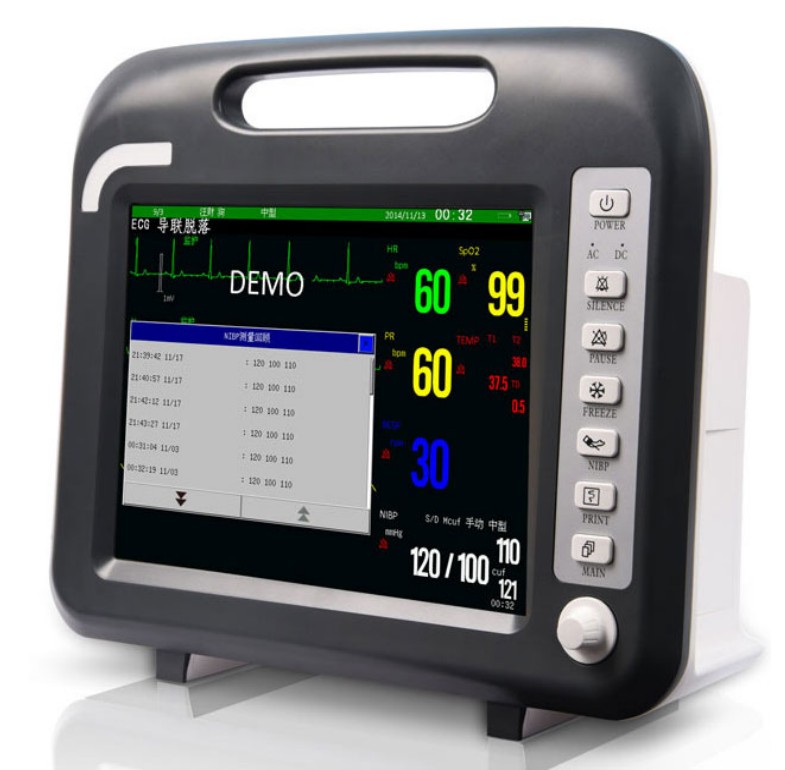 Монитор пациента ICU для детей и взрослых