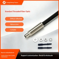 Sonde à réflexion diffuse de haute précision à fibre optique M3/M4/M6 avec filetage standard GF-M66 et accessoires – Vente en gros