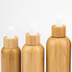 Vietnam WeWood Bouchon à vis en bambou Flacon compte-gouttes en verre 10ml 20ml 30ml 50ml 100ml Couvercles d'huile essentielle Bouchons et fermetures - Product Image 5