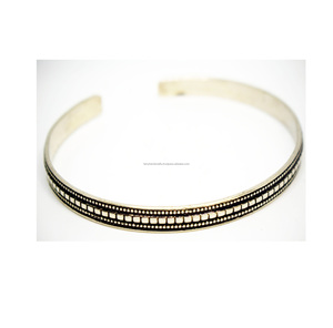 2026 Korean Style Women 20mm Halloween beach <b>boho</b> Christmas Adjustable Gold Plated Girlfriend Jewelry <b>Bracelet</b> Dubai Cuff - Product Image 1