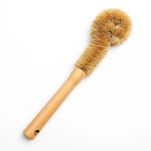 Wholesale Lightweight Coconut Fibers Cup Cleaning <b>Brush</b> with Wooden Handle for Kitchen Utensils Jars Home Feeding <b>Bottles</b> - Product Image 6