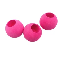 Boule de mousse Eva de haute densité, Logo personnalisé, boule d'antenne avec trou pour jouet, 5 pièces