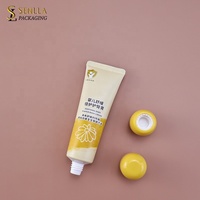 Tubes cosmétiques souples en plastique personnalisés de 30 ml et 50 ml avec bouchon à bille pour crème solaire, crème pour le visage, sérum de soin de la peau et masque facial, impression offset