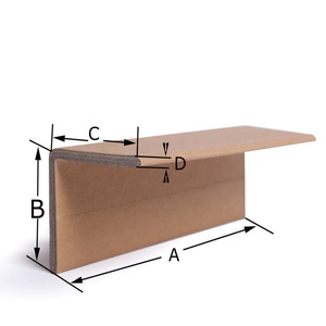 Дешевая L-образная картонная Защитная панель для угловой двери - Product Image 3