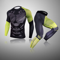 Nueva ropa interior térmica de invierno de alta calidad para hombres, conjuntos de ropa interior 3D Spartan Compression Ski Sweat, ropa térmica de secado rápido para hombres
