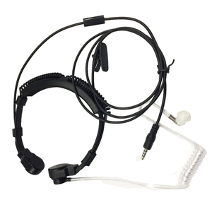 Headset In-Ear Amplifier Suara OEM dengan Mikrofon Throat, Tahan Air IPX-4 dan Antarmuka 3.5mm untuk Komunikasi - Product Image 1