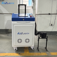 Machine de nettoyage au laser à fibre pulsée 300W multifonctionnelle pour métal, bois, cuir, acier inoxydable, pierre, brique