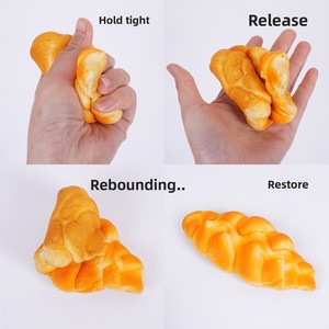 PU Slow-Rebound Simulated Food <b>Large</b> Bread Model Pineapple Bun Caterpillar Squishy Toy Same Style Xiaohongshu Model - Product Image 4