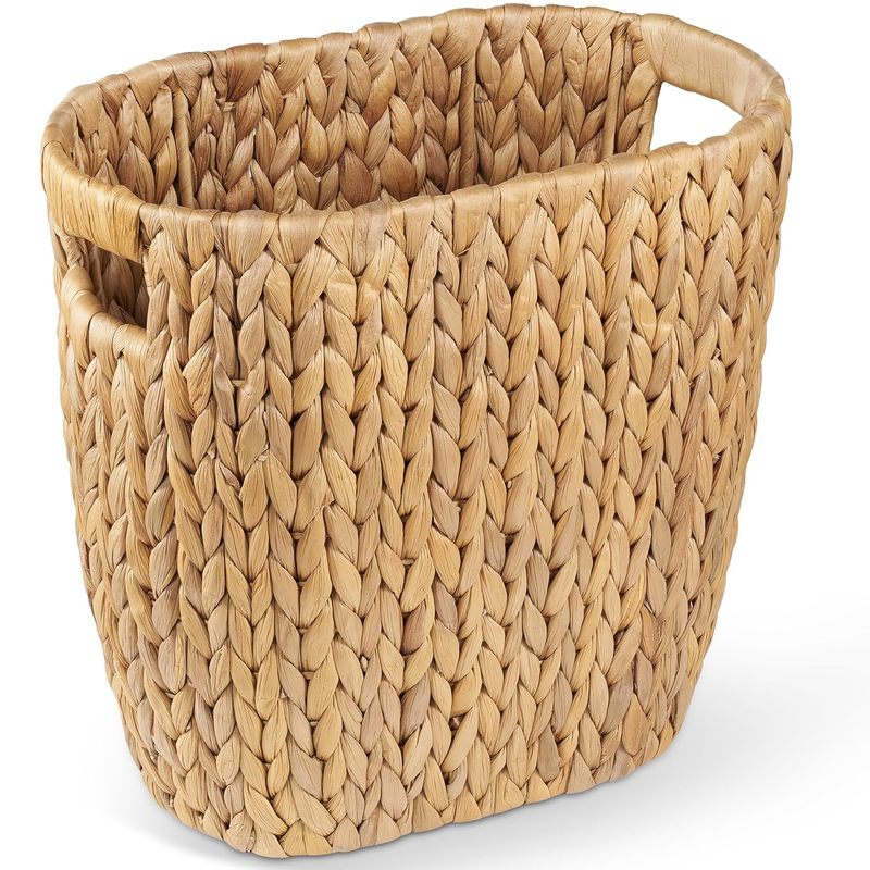 Wicker Waste Basket Wicker Trash Basket