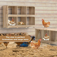Nichoirs pour poulets, nichoir en bois pour poulets, nichoir mural pour œufs de ponte pour poulets