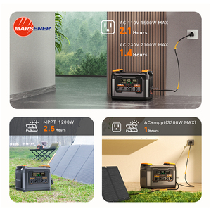 휴대용 3000w 태양열 발전기 3000Wh 휴대용 발전소 EU 미국 소켓 230V LiFePO4 가정용 야외 태양 광 발전소 - Product Image 6