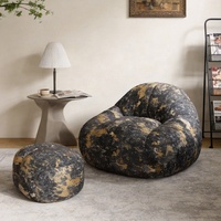 Canapé pouf traditionnel en velours, idéal pour se reposer et dormir, pour salon, chambre, balcon, doux, confortable, écologique et durable