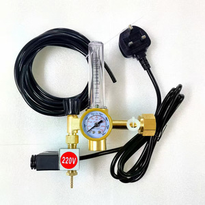 Regulador de CO2 con medidor de flujo de 0-15 PSI y manómetro para cultivo hidropónico en carpa de cultivo - Product Image 2