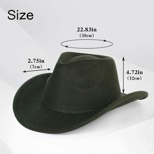 Sombrero de Vaquero Barato al por Mayor para Niños y Adultos, Sombrero de Vaquero Promocional de Gamuza - Product Image 2