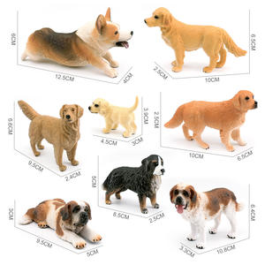 Ensemble de figurines de chien simulé Golden Retriever chien de montagne bernois <span class=keywords><strong>St</strong></span> <span class=keywords><strong>Bernard</strong></span> Corgi Statue enfants Collection de jouets animaux éducatifs - Product Image 5