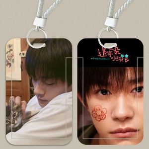 Lanyard with Print Korean <b>Star</b> Picture Keychain ID Badge Holder for Students Boys Girls - Product Image 2