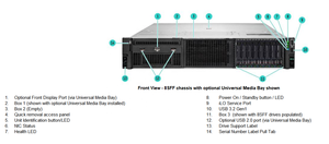 Servidor HPE ProLiant DL380 G11 Gen11 P52535-B21 8sff, 2U 2P 24sff 8sff, Servidor GPU, Proveedores de Servidores HPE en Rack, en Stock - Product Image 3