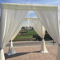 Tuyau télescopique réglable de 6 à 10 pieds pour toile de fond de mariage et drapé pour exposition de salons professionnels