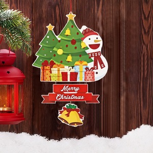 Décorations <span class=keywords><strong>de</strong></span> Noël créatives en forme d'airship étoilé en <span class=keywords><strong>papier</strong></span> – Ornements suspendus et autocollants pour la décoration intérieure et les centres commerciaux - Product Image 3