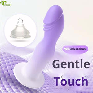 Jouets sexuels féminins Dildo en <span class=keywords><strong>silicone</strong></span> liquide Stimulation du clitoris Point G Ventouse Souple Pliable 100% étanche Dildo féminin Jouet sexuel - Product Image 5