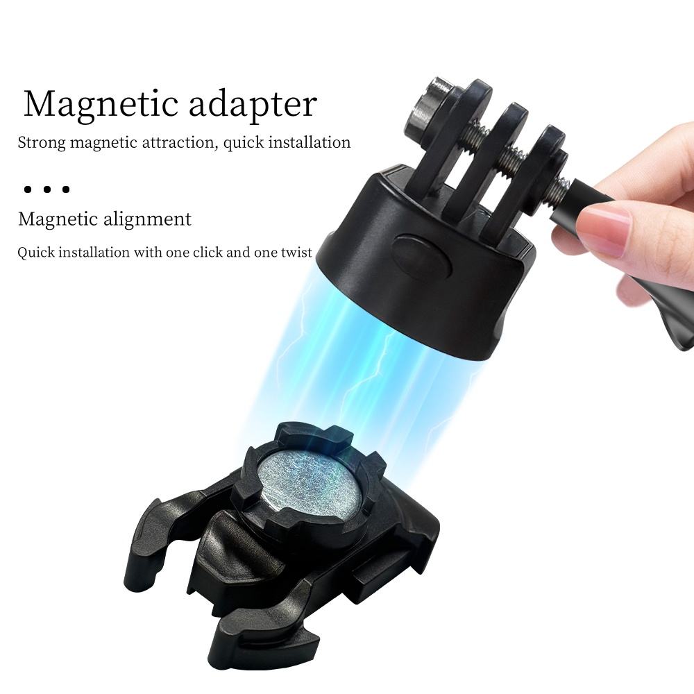 Hongdak for Gopro Accessories Helmet Chin Bracket Magnetic Bracket Sports Camera Motorcycle Riding Bracket