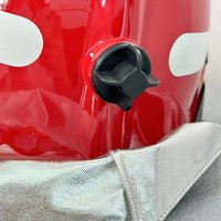 Casque de pompier Ayonsafety de qualité supérieure en matériau aramide, robuste, protection de la tête, visière transparente, réglable, confortable, surface dure