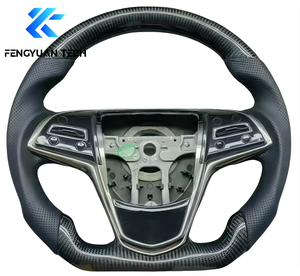 Volante de Fibra de Carbono Forjado para <span class=keywords><strong>Cadillac</strong></span> <span class=keywords><strong>Cts</strong></span> v Ats Ct5 Xt6 Ct4 <span class=keywords><strong>Cts</strong></span>-v <span class=keywords><strong>3.6</strong></span> F1 Srx STS XTS Escalade Coupe 2016 2008 2004 - Product Image 2