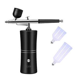 Kit de compresseur multifonctionnel portable sans fil pour aérographe, machine à teinture des sourcils, pour tatouages, teinture des sourcils, pistolet de pulvérisation à jet d'oxygène - Product Image 4