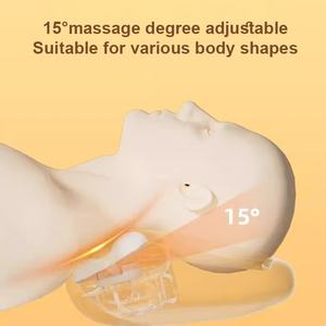 Cómoda terapia de calefacción cuello masajeador almohada ajustable 15 ° cabezales de masaje varios diseños de forma de cuello para un mejor masaje corporal - Product Image 4
