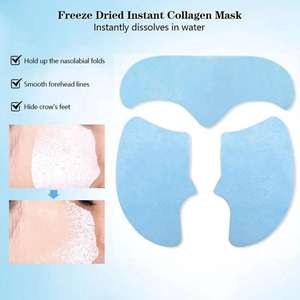 Mascarilla Facial Activadora de Colágeno Y Soluble en Agua, Liofilizada, Antienvejecimiento, Blanqueadora, Reafirmante, Elimina <span class=keywords><strong>Arrugas</strong></span>, Mascarilla para Ojos - Product Image 3