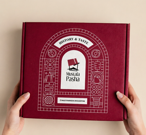 Caja de Regalo Rígida Roja de Lujo Personalizada de Alta Calidad con Diseño de Arquitectura Otomana Estampado en Relieve para Empaque de Alimentos y Dulces Premium - Product Image 1