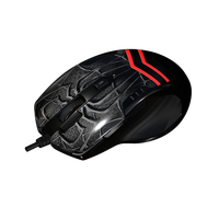 Ratón Óptico para Juegos AIKUN GX6 RGB Programable, 5000 DPI / USB 2.0 / MCU - PixArt PMW3325DB - 7 Teclas Macro, Impresión por Transferencia Térmica