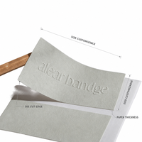 Étiquette autocollante en papier gaufré pour bougies, texture en relief personnalisée pour bocaux en verre et emballages cadeaux, faible MOQ