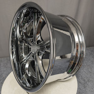 Viaol Chrome 2 pièces jantes forgées jantes en alliage 5x120 4x100 5x108 6x139.7 5*114.3 pour X8 C7 C8 M2 M3 <span class=keywords><strong>Mustang</strong></span> F12 GTR Camaro - Product Image 5