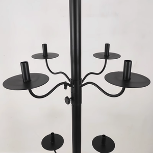 Heißer Verkauf: Maßgeschneiderter moderner Laden-<span class=keywords><strong>Display</strong></span>-Ständer für synthetische Lockenperücken und Haarverlängerungen – drehbarer pulverbeschichteter Halter - Product Image 4