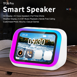 <span class=keywords><strong>Altavoz</strong></span> Inteligente Portátil Inalámbrico TF26Pro con <span class=keywords><strong>Asistente</strong></span> de Voz IA, Pantalla Táctil, Control por APP, Reproducción de Música, Reloj Despertador y Luz RGB - Product Image 4