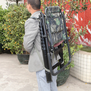 Échelle d'arbre de chasse en aluminium avec siège rembourré camouflage, barrière de sécurité, portable, pour la chasse au cerf en extérieur - Product Image 5