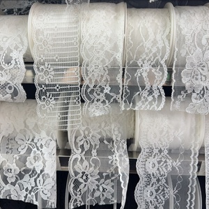 Erkoumi, encaje francés elegante personalizado <span class=keywords><strong>para</strong></span> mujer, ojal de nailon, tul, encaje Chantilly, adorno <span class=keywords><strong>para</strong></span> vestidos, accesorios de ropa, <span class=keywords><strong>cinta</strong></span> de encaje - Product Image 2