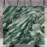 Dalle de quartzite Verde Lapponia naturel de qualité supérieure, pierre verte et blanche pour plan de travail de cuisine, meuble-lavabo de salle de bain et mur décoratif
