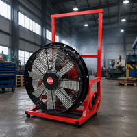 Ventilateur d'extraction de fumée mobile YYS1.0/5.3-21 à turbine hydroélectrique 530mm 21000m³/h pour urgences