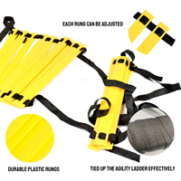 2M-10M Échelle de vitesse d'agilité réglable Escaliers en nylon Échelle d'entraînement Escalier agile pour le football et le football Échelle de vitesse