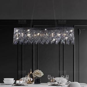 โคมไฟระย้าคริสตัลหรูหราสไตล์อิตาลีคุณภาพสูงโคมไฟสไตล์มิลานสำหรับร้านอาหารวิลล่าระดับไฮเอนด์ - Product Image 1