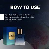 Eau de Parfum pour Homme 8HR Microcapsule Spray Parfumé 8 Heures de Tenue Exclusivité Usine Parfum Floral Frais et Vif 50ml