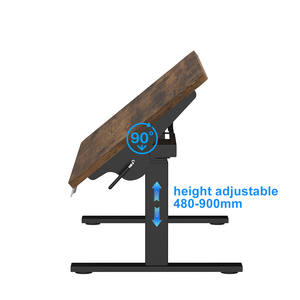 Cadre de bureau debout de dessin d'art de table inclinable intelligent d'étude réglable en hauteur électrique ergonomique - Product Image 3