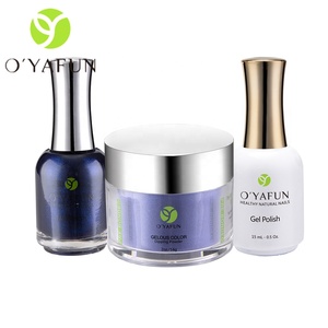 Oyafun 3 en 1 Série de poudre de perle Série multicolore Poudre à tremper pour l'art des ongles Vente en gros - Product Image 3