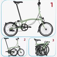 CG pour vélo pliant en acier unisexe portable 9 vitesses léger