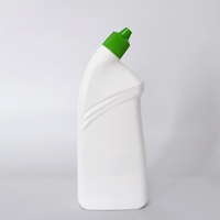Bouteille de détergent liquide HDPE en plastique de 600ml nettoyant pour toilettes bouteilles de nettoyage à presser avec bouchon